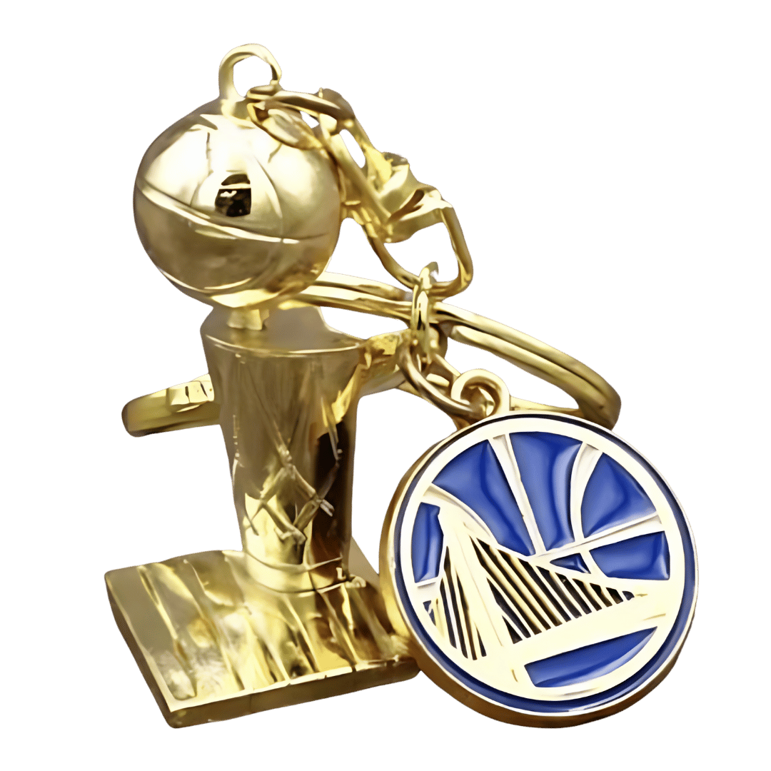 Golden State Warriors Trophy Keychain
