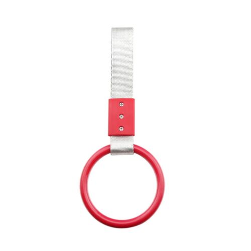 RED RING TSURIKAWA RING SUBWAY TRAIN BUS HANDLE STRAP CHARM DRIFT